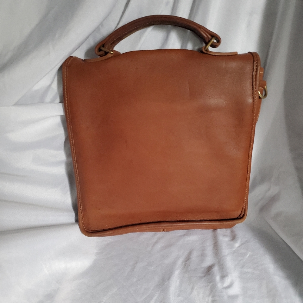 🚫SOLD🚫 Vintage Coach Station bag brown leather - Picture 5 of 6